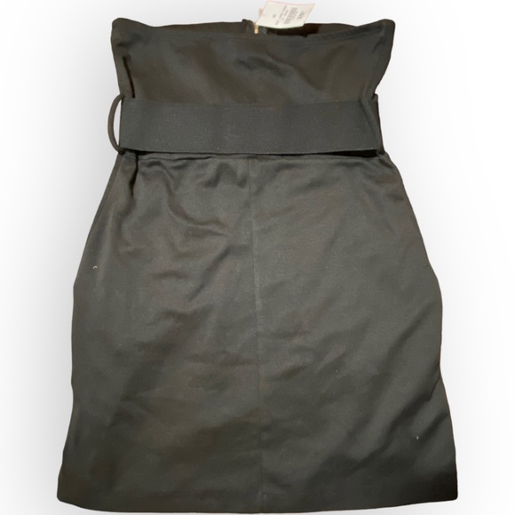2 for $20 NWT Black Stretch Micro Mini Strapless Dress with Belt. Size Medium - Picture 7 of 9